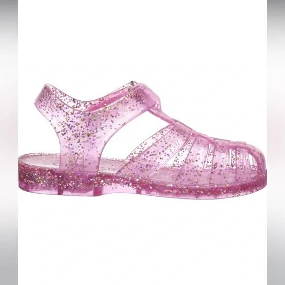 Oshkosh B’gosh Marie Jelly toddler girl sandals glittery pink size 5 - NWT - Picture 13 of 16